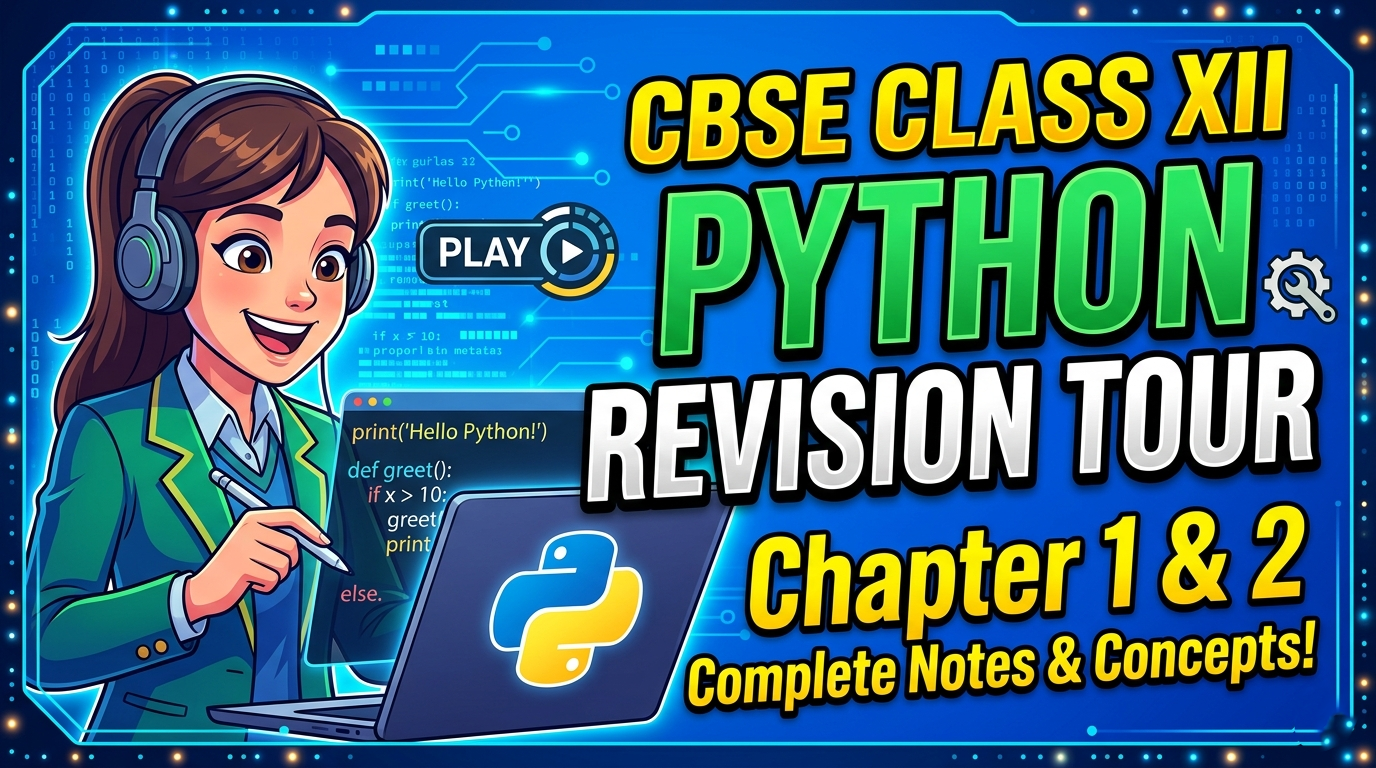 Python Revision TOur